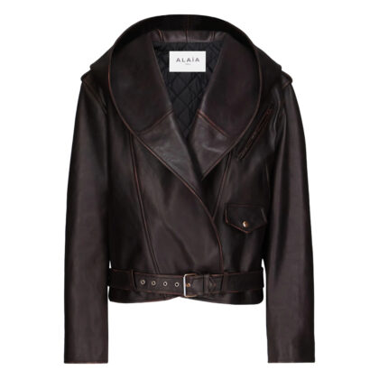 Alaïa Hooded Belted Jacket