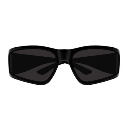 Balenciaga Eyewear Balenciaga Bb0457s Linea Extreme 001 Black Grey Sunglasses