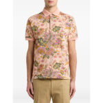 Etro Printed Cotton Polo Shirt