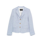 Etro V-neck Linen Blazer