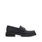 Ferragamo Gancini-buckle Leather Loafers