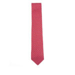 Ferragamo Race-print Silk Tie
