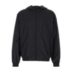 Gucci Gg Embroidered Hooded Jacket