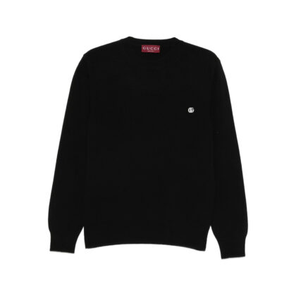 Gucci Logo-plaque Crew-neck Sweater