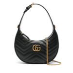 Gucci Mini GG Marmont Half-moon Shoulder Bag