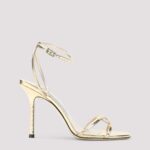 Jimmy Choo 1998 Leo Candy Wrap Leather Sandals