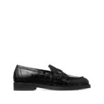 Jimmy Choo Ivy Crocodile-embossed Loafers