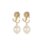 Jimmy Choo Logo-lettering Pearl Earrings
