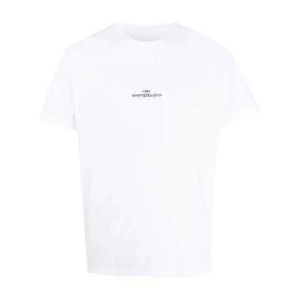 Maison Margiela Distorted-logo Cotton T-shirt