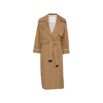 Max Mara The Cube Notched-lapel Belted Trench Coat