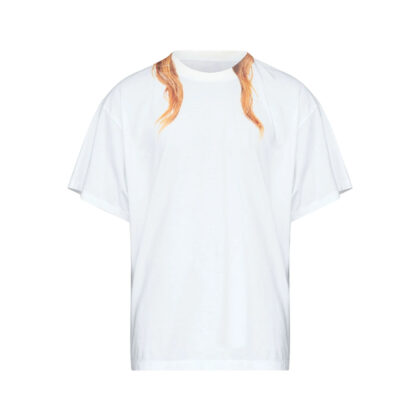 Mm6 Maison Margiela Round-neck Printed-detail T-shirt
