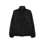Prada Logo-plaque Zip-up Jacket