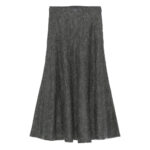 Alaïa A-line Midi Skirt