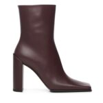 Alaia Square Calfskin Ankle Boots
