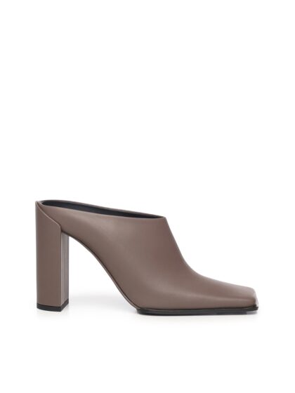 Alaia Square Mule In Calfskin