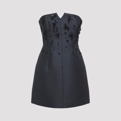Alberta Ferretti Tailoring Off Shoulder Dress