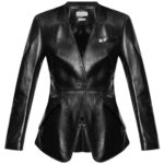 Alexander Mcqueen Leather Blazer