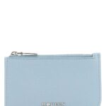 Alexander McQueen Light Blue Leather Card Holder