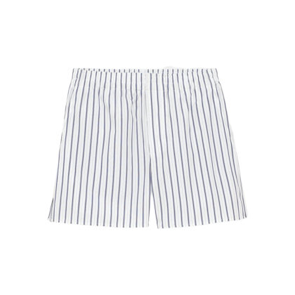 Ami Paris Striped Elasticated-waist Shorts