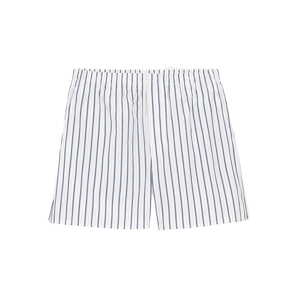 Ami Paris Striped Elasticated-waist Shorts
