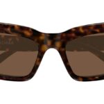 Balenciaga Eyewear Bb0432s-002 - Havana Sunglasses