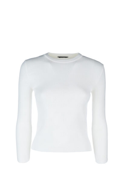 Balenciaga Ivory Wool Blend Sweater