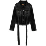 Balenciaga Lace-up Denim Jacket