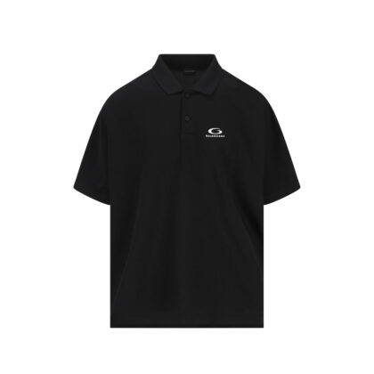 Balenciaga Logo-embroidered Polo Shirt