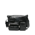 Balenciaga Superbusy Textured Shoulder Bag