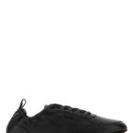 Black Leather Fendi Fit Sneakers