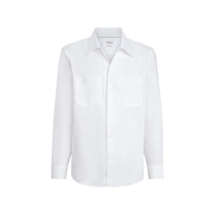 Brunello Cucinelli Linen Easy Fit Shirt With Chest Pockets