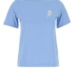 Burberry Cerulean Blue Cotton T-shirt