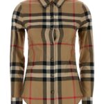 Burberry Embroidered Cotton Shirt