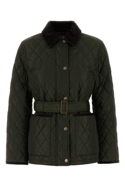 Burberry Olive Green Nylon Jacket