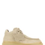 Burberry Sand Suede Creeper Lace-up Shoes