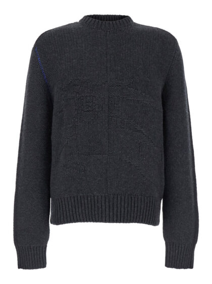 Burberry Sweater With Equestrian Knight Jacquard Motif