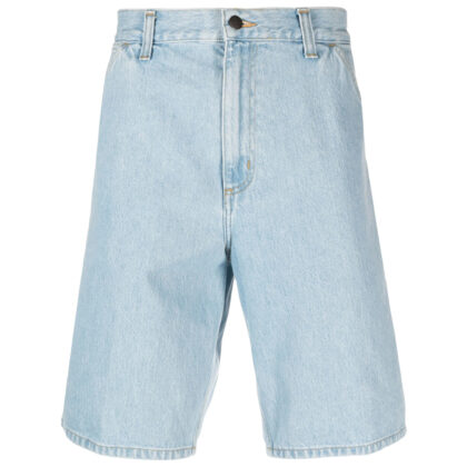 Carhartt Logo-patch Denim Cargo Shorts