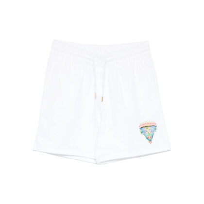 Casablanca Innocence Triangle Drawstring Graphic Track Shorts