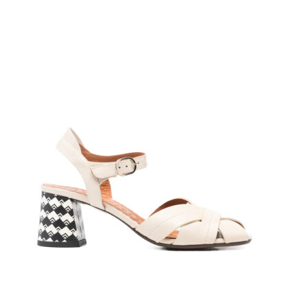 Chie Mihara Criss-cross Block-heel Sandals