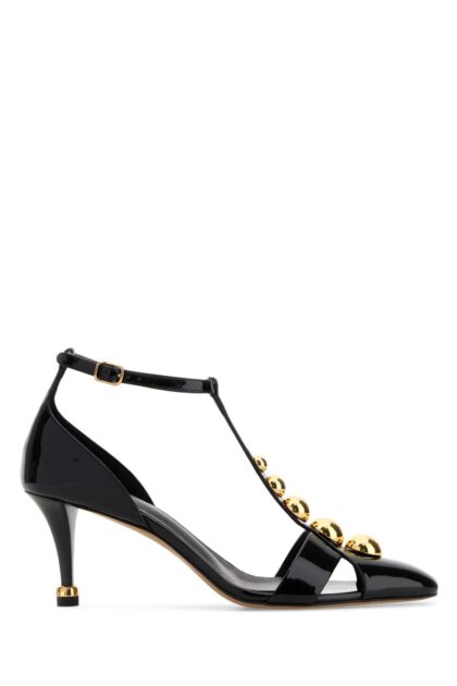 Chloé Black Leather Cleia Sandals
