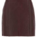 Chloé Grape Leather Mini Skirt