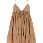 Chloé Peach Silk Mini Dress