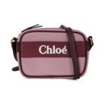 Chloé Purple Bag For Girl With White Logo