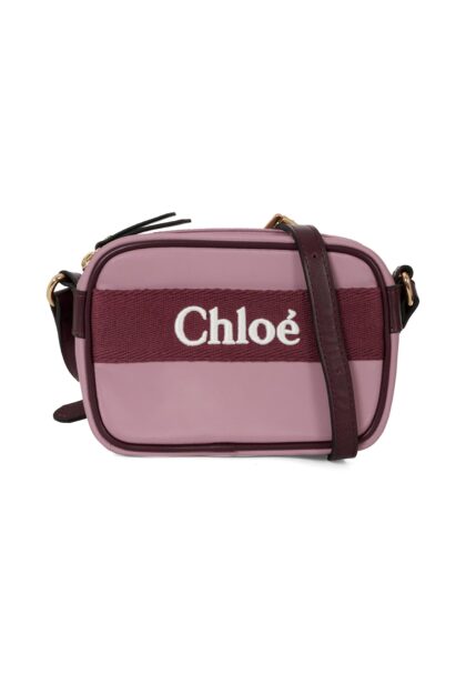 Chloé Purple Bag For Girl With White Logo