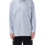 Comme Des Garçons Shirt Striped Cotton Shirt