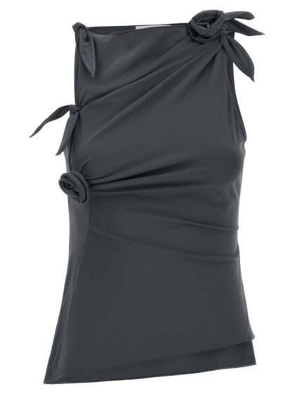 Coperni asymmetric Flower Top