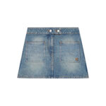 Courrèges Signature Denim Mini Skirt