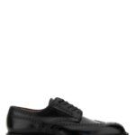 Crockett & Jones Black Leather Pembroke Lace-up Shoes