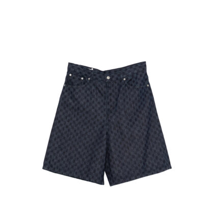 Dries Van Noten Patterned Denim Shorts