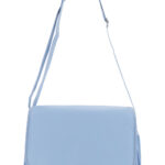 Emporio Armani Light Blue Crossbody Changing Bag With Adjustable Shoulder Strap And Logo Plaque On The Front In Tech Fabric Baby